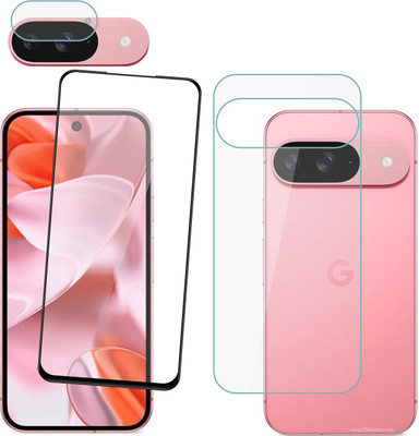 Ten To 11 Front and Back Tempered Glass for Google Pixel 9, Google Pixel 9 [With Rear Camera Lens Guard](Pack of 3)
