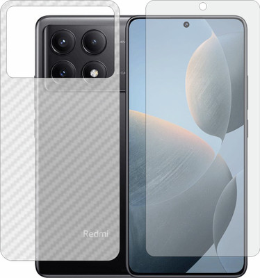 Mobling Front and Back Tempered Glass for Redmi K70e(Pack of 2)