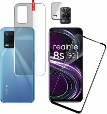 Polenta Front and Back Tempered Glass for REALME 8S 5G(Pack of 3)