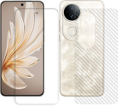 MUTAALI Front and Back Tempered Glass for vivo S20 5G (6.67) FRONT AND BACK SCREEN PROTECTOR(Pack of 1)