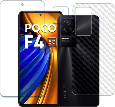20SKY Front and Back Tempered Glass for 1-POCO F4 5G FRONTBACK AND CAMERA LENS SCREEN GUARD(Pack of 1)