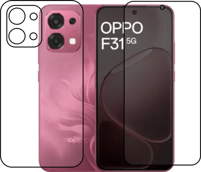chakoor Front and Back Tempered Glass for OPPO F31 5G(Pack of 3)