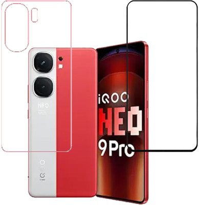 VAYUVAULT Front and Back Tempered Glass for iQOO Neo9 Pro 5G(Pack of 2)