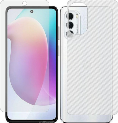 MOBART Front and Back Tempered Glass for MOTOROLA MOTO G71 S(Pack of 2)