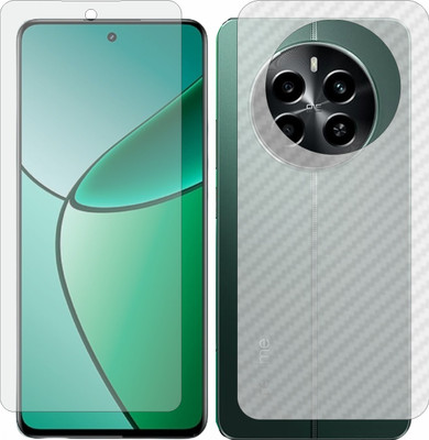 Mobling Front and Back Tempered Glass for Realme 12 4G(Pack of 2)