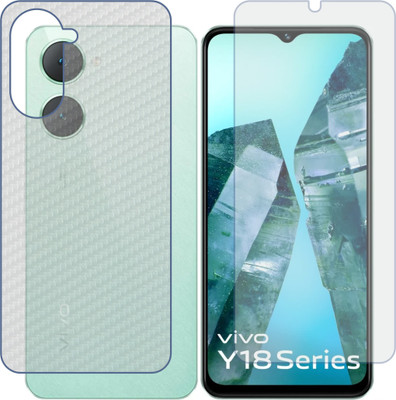 Mobling Front and Back Tempered Glass for Vivo Y18 T(Pack of 2)