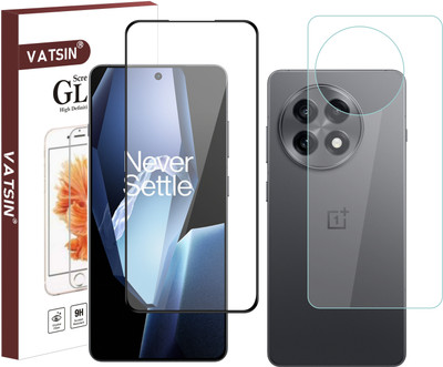 Vatsin Front and Back Tempered Glass for OnePlus 13R(Pack of 2)