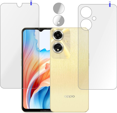Cinzia Front and Back Tempered Glass for OPPO A59 5G(Pack of 3)