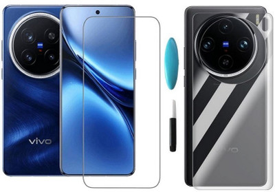 BRENZZ Front and Back Tempered Glass for vivo X200 5G(Pack of 1)