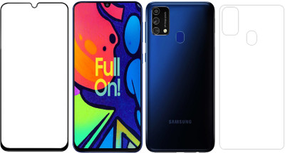 YOGKREETI Front and Back Tempered Glass for SAMSUNG F41(Pack of 2)