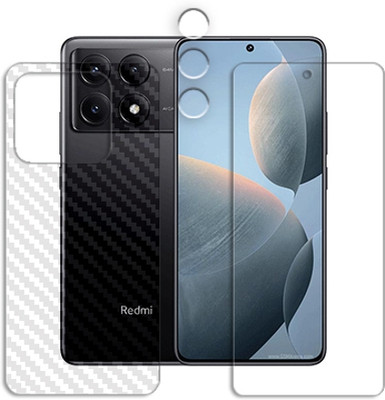 ARBAN Front and Back Tempered Glass for Xiaomi Redmi K70E FRONTBACK AND CAMERA LENS SCREEN GUARD(Pack of 1)