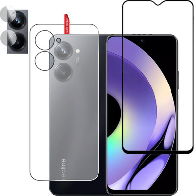 Olonga Front and Back Tempered Glass for REALME 10 PRO(Pack of 2)