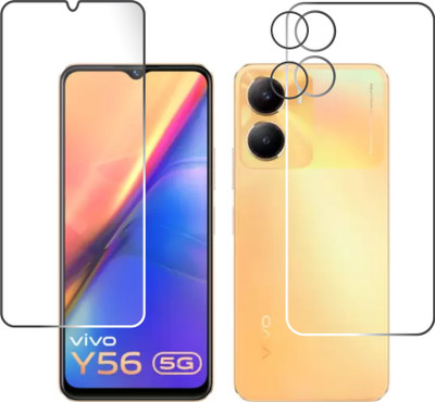 chakoor Front and Back Tempered Glass for VIVO Y56 5G(Pack of 3)