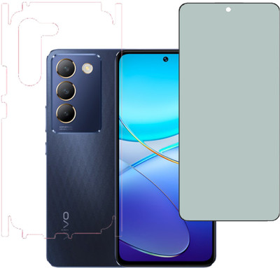 VAYUVAULT Front and Back Tempered Glass for vivo Y200e 5G(Pack of 2)