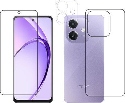 chakoor Front and Back Tempered Glass for OPPO A3x 5G(Pack of 3)