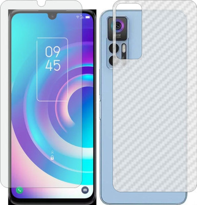 Fasheen Front and Back Tempered Glass for TCL 30(Pack of 2)