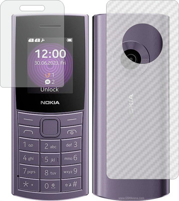 MOBART Front and Back Tempered Glass for Nokia 110 4G 2023(Pack of 2)