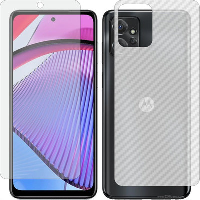 MOBART Front and Back Tempered Glass for MOTO G POWER 5G(Pack of 2)