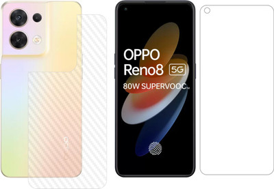 Vatsin Front and Back Tempered Glass for Oppo Reno 8 5G(Pack of 2)