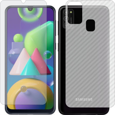 Fasheen Front and Back Tempered Glass for SAMSUNG GALAXY M21(Pack of 2)