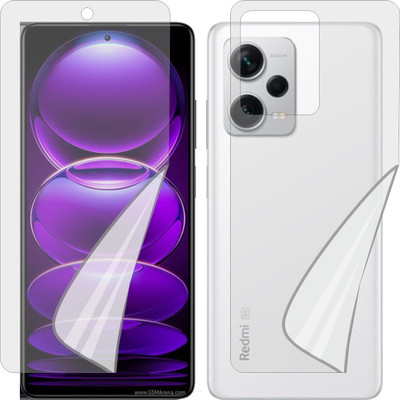 ZINGTEL Front and Back Tempered Glass for REDMI NOTE 12 DISCOVERY EDITION (Edge To Edge TPU Full Coverage)(Pack of 1)