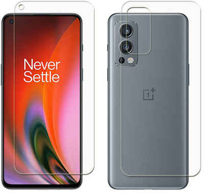MUTAALI Front and Back Tempered Glass for OnePlus Nord 2 5G(Pack of 1)