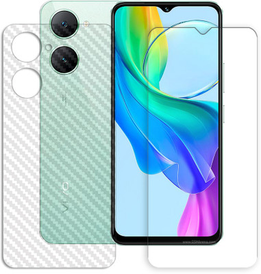 SOMTONE Front and Back Tempered Glass for vivo Y03 FRONTBACK SCREEN GUARD(Pack of 1)