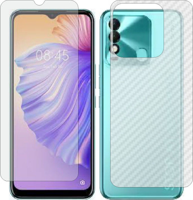 Fasheen Front and Back Tempered Glass for TECNO SPARK8(Pack of 2)