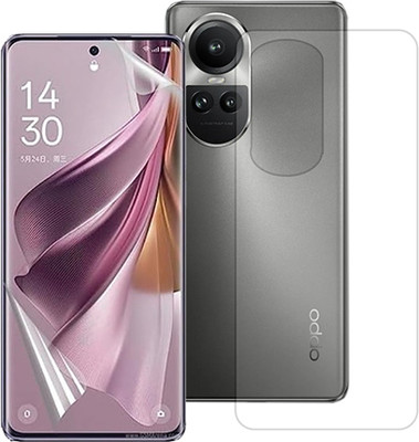 ECMERED Front and Back Tempered Glass for Oppo Reno10 Pro 5G, Oppo Reno10 Pro, Oppo Reno10 5G, Oppo Reno10(Pack of 1)