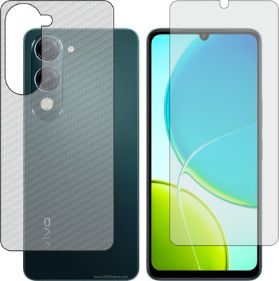 Fasheen Front and Back Tempered Glass for Vivo V2432(Pack of 2)