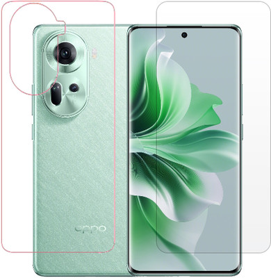 KMPERED Front and Back Screen Guard for Oppo Reno11, Oppo Reno 11 5G(Pack of 1)