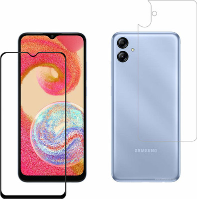Ten To 11 Front and Back Tempered Glass for Samsung Galaxy A04(Pack of 2)