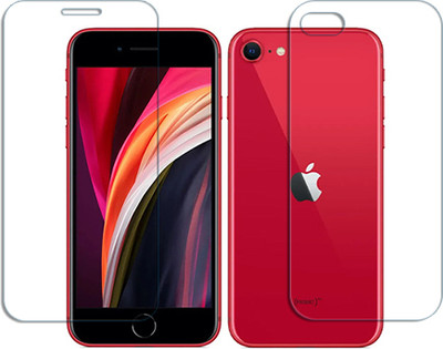 SOMTONE Front and Back Tempered Glass for Apple iPhone SE (2020) FRONT BACK(Pack of 1)