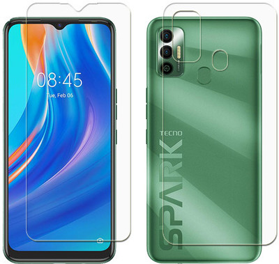 ARBAN Front and Back Tempered Glass for TECNO Spark 5 pro Front Back Flexible Tempered Glass(Pack of 1)