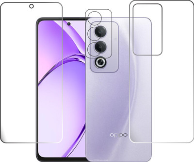 chakoor Front and Back Tempered Glass for Oppo A3 Pro 5G(Pack of 3)