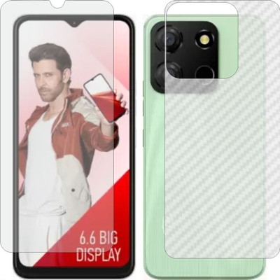 Fasheen Front and Back Tempered Glass for Itel A60(Pack of 2)