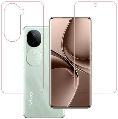 ECMERED Front and Back Tempered Glass for VIVO V40E, vivo v40e(Pack of 1)