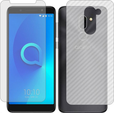 Fasheen Front and Back Tempered Glass for Alcatel 3X 2018(Pack of 2)