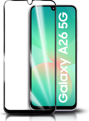 HUPSHY Front and Back Tempered Glass for SAMSUNG Galaxy A26 5G(Pack of 1)