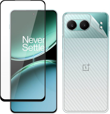 Vatsin Front and Back Tempered Glass for OnePlus Nord 4 5G, OnePlus Nord 4 5G [Back Carbon Fiber](Pack of 2)