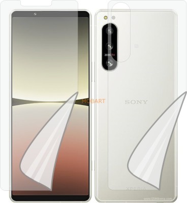 MOBART Front and Back Tempered Glass for SONY XPERIA 5 IV 5G (Edge To Edge TPU, Full Coverage)(Pack of 1)