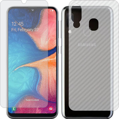 Fasheen Front and Back Tempered Glass for SAMSUNG A20E(Pack of 2)