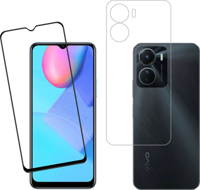 Ten To 11 Front and Back Tempered Glass for ViVO T2X 5G, vivo Y16, vivo Y56 5G(Pack of 2)