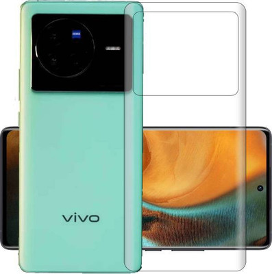 MUTAALI Front and Back Tempered Glass for Vivo X80(Pack of 1)