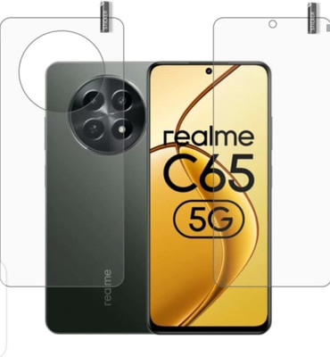 DB Front and Back Tempered Glass for REALME C65 5G(Pack of 2)