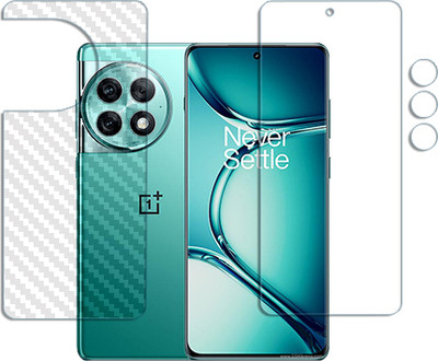 SOMTONE Front and Back Tempered Glass for OnePlus Ace 2 Pro FRONT BACK AND CAMERA LENS SCREEN GUARD(Pack of 1)