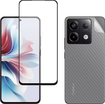 Ten To 11 Front and Back Tempered Glass for Redmi Note 13 Pro 5G, Redmi Note 13 Pro 5G [Back Carbon Fiber](Pack of 2)
