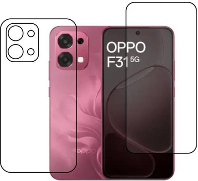 BRENZZ Front and Back Tempered Glass for oppo F31 5g, oppo F31(Pack of 1)