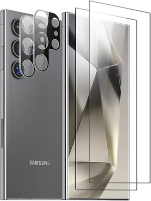 Vm than Front and Back Tempered Glass for Tempered Glass for Samsung Galaxy S24 Ultra 5G,Screen Protector and Rear Camera Protector Film,9H Hardness,Anti-Scratch,HD-Clear No Bubbles Phone Film [2+2 Pack(Pack of 1) Vm than Front and Back Tempered Glass for Tempered Glass for Samsung Galaxy S24 Ultra 5G,Screen Protector and Rear Camera Protector Film,9H Hardness,Anti-Scratch,HD-Clear No Bubbles Phone Film [2+2 Pack(Pack of 1)