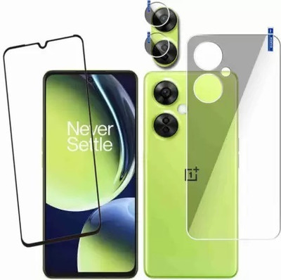 MUTAALI Front and Back Tempered Glass for OnePlus Nord CE 3 Lite(Pack of 1)